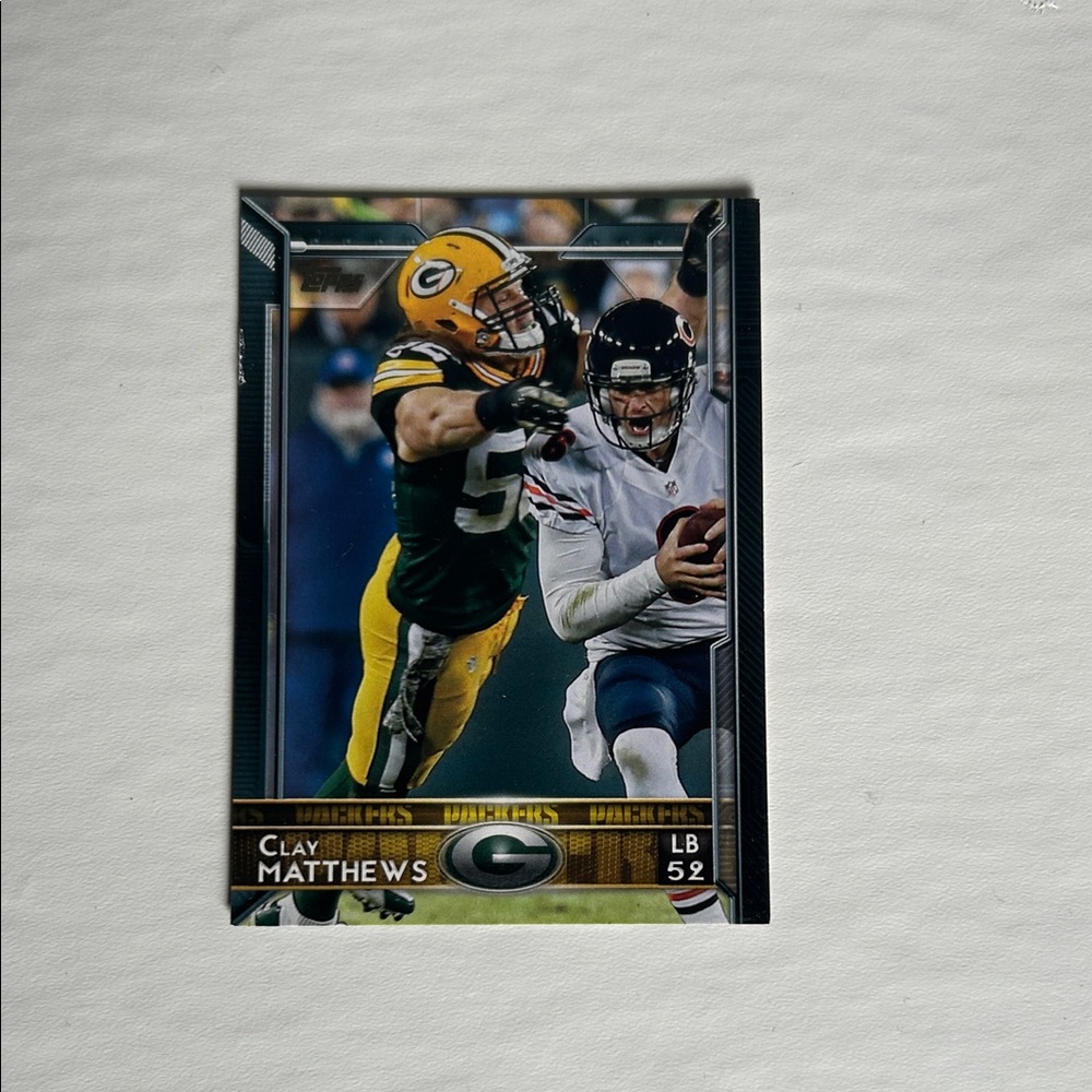 Clay Mathew’s Green Bay Packers Trading Card